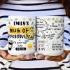 Motivational Mug - Mug Of Positivitea - Gifts For Friend, Daughter, Mom, Sister - Personalized Mug Motivational Mug - Mug Of Positivitea - Gifts For Friend, Daughter, Mom, Sister - Personalized Mug