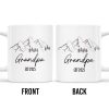 Mountain and Forest Design Grandpa Mug - Personalized Custom Coffee Mug - GRP015_MG Mountain and Forest Design Grandpa Mug - Personalized Custom Coffee Mug - GRP015_MG