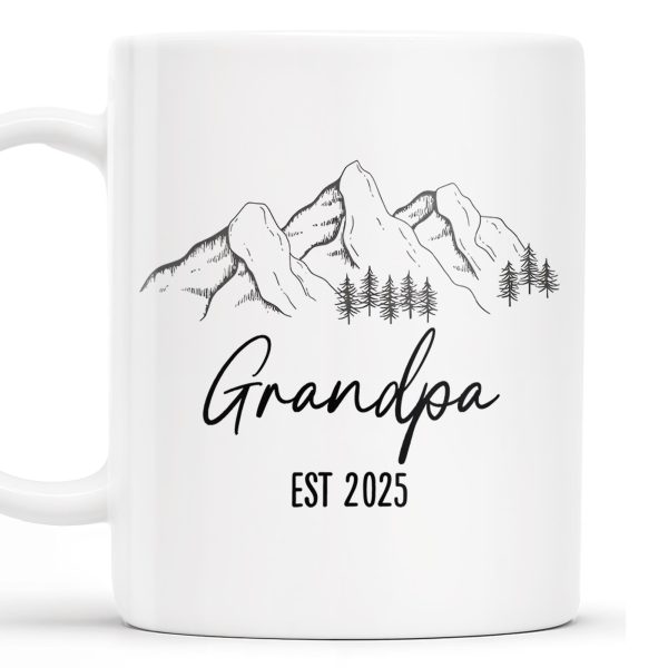 Mountain and Forest Design Grandpa Mug - Personalized Custom Coffee Mug - GRP015_MG Mountain and Forest Design Grandpa Mug - Personalized Custom Coffee Mug - GRP015_MG