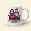 Movie Couple Annoying Each Other Since [Custom Year], Personalized Couple White Mug
