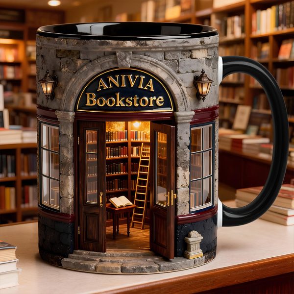 My Bookstore - Personalized Accent Mug - Gifts For Book Lovers HH01
