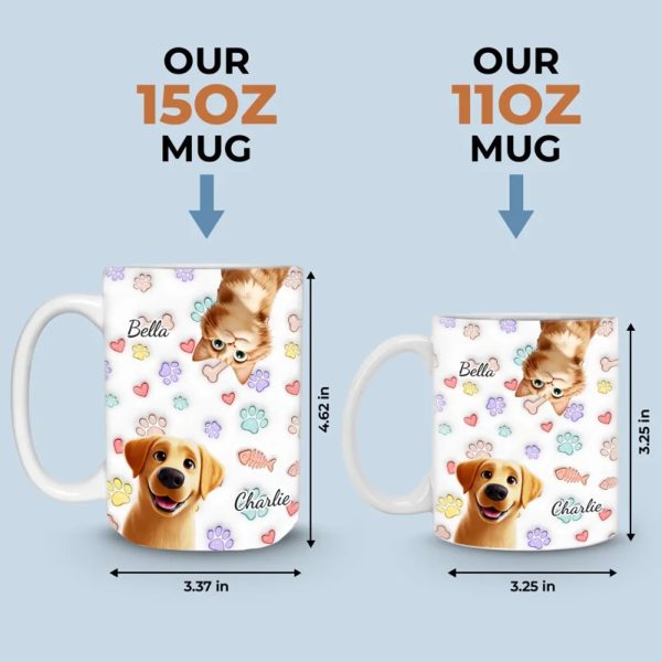 My Cat Is My Therapist - Dog & Cat Personalized Custom 3D Inflated Effect Printed Mug - Gift For Pet Owners, Pet Lovers My Cat Is My Therapist - Dog & Cat Personalized Custom 3D Inflated Effect Printed Mug - Gift For Pet Owners, Pet Lovers