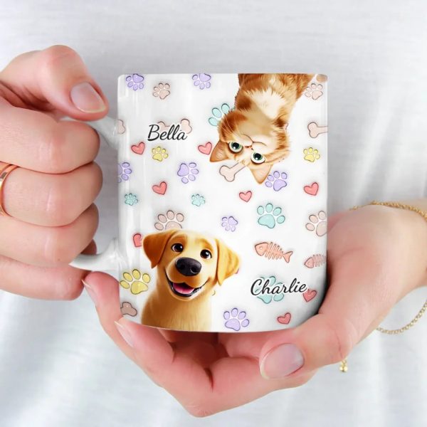 My Cat Is My Therapist - Dog & Cat Personalized Custom 3D Inflated Effect Printed Mug - Gift For Pet Owners, Pet Lovers My Cat Is My Therapist - Dog & Cat Personalized Custom 3D Inflated Effect Printed Mug - Gift For Pet Owners, Pet Lovers