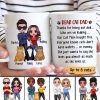 My Cat Mom Say She Loves You Gift For Cat Dad Doll Style Personalized Mug My Cat Mom Say She Loves You Gift For Cat Dad Doll Style Personalized Mug