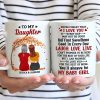 My Daughter Never Forget That I Love You Forever - Personalized Mug My Daughter Never Forget That I Love You Forever - Personalized Mug