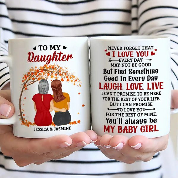 My Daughter Never Forget That I Love You Forever - Personalized Mug My Daughter Never Forget That I Love You Forever - Personalized Mug