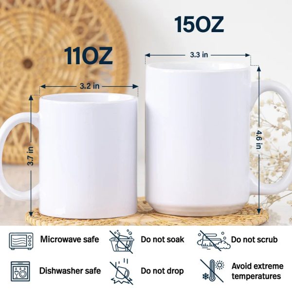 My Daughter Son Forever - Personalized White Edge-to-Edge Mug My Daughter Son Forever - Personalized White Edge-to-Edge Mug