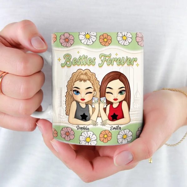 My Dear Friend - Bestie Personalized Custom 3D Inflated Effect Printed Mug - Gift For Best Friends, BFF, Sisters My Dear Friend - Bestie Personalized Custom 3D Inflated Effect Printed Mug - Gift For Best Friends, BFF, Sisters