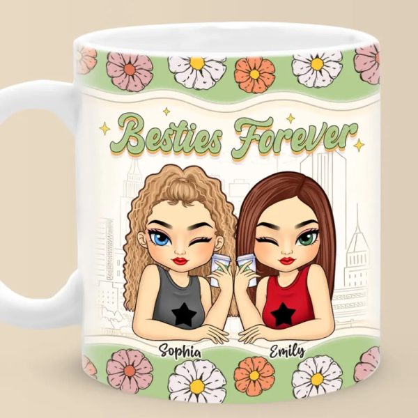 My Dear Friend - Bestie Personalized Custom 3D Inflated Effect Printed Mug - Gift For Best Friends, BFF, Sisters My Dear Friend - Bestie Personalized Custom 3D Inflated Effect Printed Mug - Gift For Best Friends, BFF, Sisters