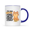 My Dear Human Food Will Not Serve Itself Funny Cats Personalize Mug