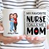 My Favorite Daughter Son Call Me Mom By Custom Occupation Firefighter, Nurse, Police Officer, Teacher Personalized Mug