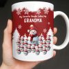 My Favorite People Called Me Grandma Christmas Mug - Personalized Custom Coffee Mug - GRM096_MG