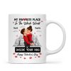 My Favorite Place in the Whole World is Inside Your Hug - Personalized Mug - Sentimental Couple Gift for Him
