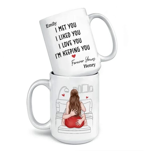 My Heart Found Its Match In You - Couple Personalized Custom Mug - Gift For Husband Wife, Anniversary My Heart Found Its Match In You - Couple Personalized Custom Mug - Gift For Husband Wife, Anniversary