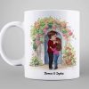 My Heart Is Where You Are Couple Gift Personalized Mug