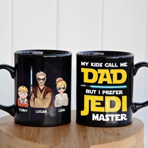 My Kids Call Me Dad Personalized Black Mug 02nati100523tm