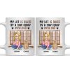 My Life Is Ruled By A Tiny Furry Overlord - Gift For Cat Lovers, Cat Mom, Cat Dad - Personalized Mug My Life Is Ruled By A Tiny Furry Overlord - Gift For Cat Lovers, Cat Mom, Cat Dad - Personalized Mug