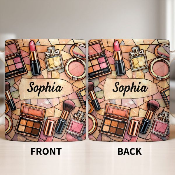 My Makeup, Lipstick And Perfume - Personalized Custom Coffee Mug - JBS118_MG
