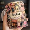 My Makeup, Lipstick And Perfume - Personalized Custom Coffee Mug - JBS118_MG