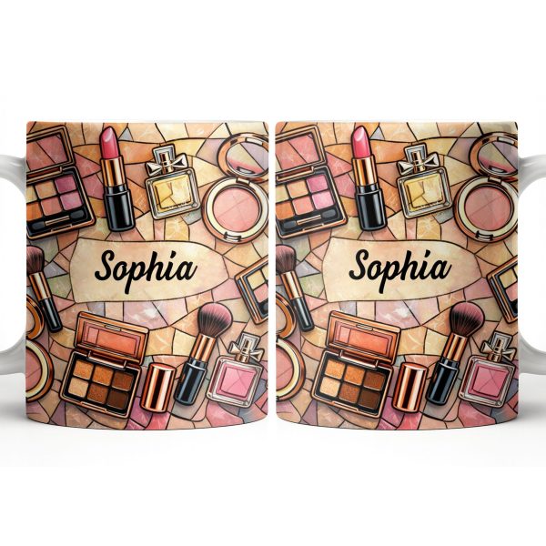 My Makeup, Lipstick And Perfume - Personalized Custom Coffee Mug - JBS118_MG