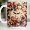 My Makeup, Lipstick And Perfume - Personalized Custom Coffee Mug - JBS118_MG