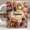 My Makeup, Lipstick And Perfume - Personalized Custom Coffee Mug - JBS118_MG
