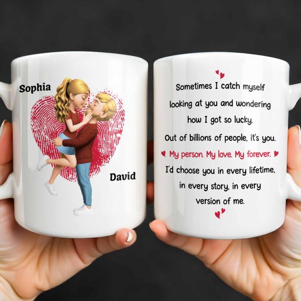 My Person My Love My Forever, Heart And Couple Design - Personalized Custom Coffee Mug - CPL1310_MG My Person My Love My Forever, Heart And Couple Design - Personalized Custom Coffee Mug - CPL1310_MG