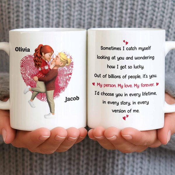 My Person My Love My Forever, Heart And Couple Design - Personalized Custom Coffee Mug - CPL1310_MG My Person My Love My Forever, Heart And Couple Design - Personalized Custom Coffee Mug - CPL1310_MG