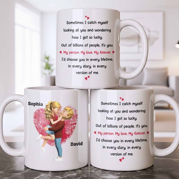 My Person My Love My Forever, Heart And Couple Design - Personalized Custom Coffee Mug - CPL1310_MG My Person My Love My Forever, Heart And Couple Design - Personalized Custom Coffee Mug - CPL1310_MG