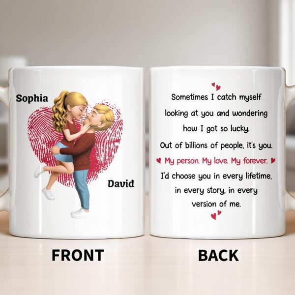My Person My Love My Forever, Heart And Couple Design - Personalized Custom Coffee Mug - CPL1310_MG My Person My Love My Forever, Heart And Couple Design - Personalized Custom Coffee Mug - CPL1310_MG