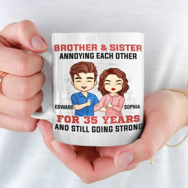 My Siblings Are My Best Friends - Family Personalized Custom Mug - Gift For Siblings, Brothers, Sisters My Siblings Are My Best Friends - Family Personalized Custom Mug - Gift For Siblings, Brothers, Sisters