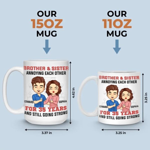 My Siblings Are My Best Friends - Family Personalized Custom Mug - Gift For Siblings, Brothers, Sisters My Siblings Are My Best Friends - Family Personalized Custom Mug - Gift For Siblings, Brothers, Sisters