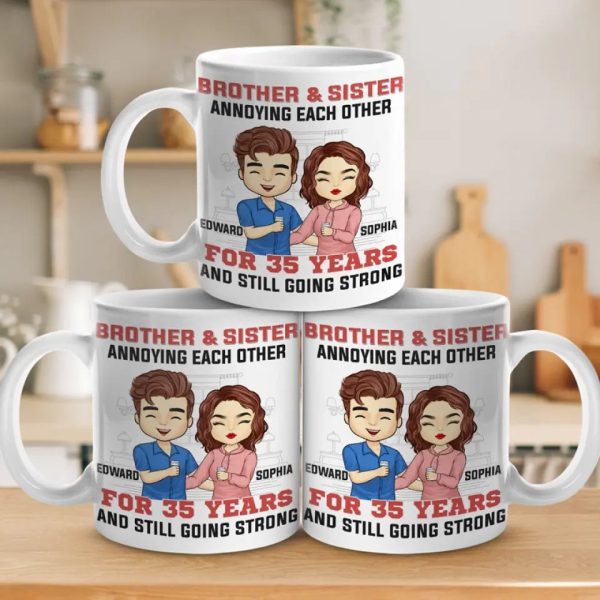 My Siblings Are My Best Friends - Family Personalized Custom Mug - Gift For Siblings, Brothers, Sisters My Siblings Are My Best Friends - Family Personalized Custom Mug - Gift For Siblings, Brothers, Sisters