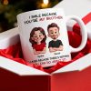 My Sister Brother Funny - Personalized Mug - Funny Gift For Sibling Brother Sister