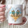 My Soulmate Always & Forever, Personalized White Mug, Beach Couple, Gift For Couple My Soulmate Always & Forever, Personalized White Mug, Beach Couple, Gift For Couple