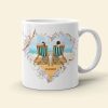 My Soulmate Always & Forever, Personalized White Mug, Beach Couple, Gift For Couple My Soulmate Always & Forever, Personalized White Mug, Beach Couple, Gift For Couple