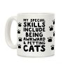 My Special Skills Include Being Awkward & Petting Cats Coffee Mug My Special Skills Include Being Awkward & Petting Cats Coffee Mug