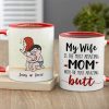 My Wife Is The Most Amazing Mom, Gift For Couple, Personalized Mug, Butt Mug, Mother's Day Gift My Wife Is The Most Amazing Mom, Gift For Couple, Personalized Mug, Butt Mug, Mother's Day Gift