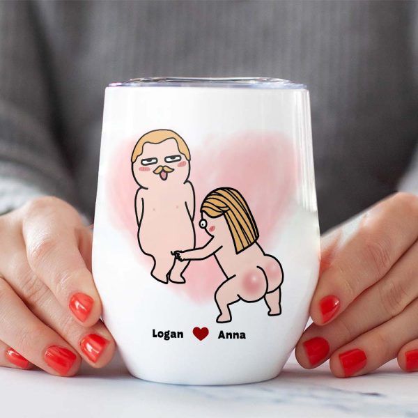 My Wife Loves My Cock, Personalized Naughty Couple Mug Wine Tumbler Accent Mug