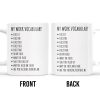 My Work Vocabulary Playfully Censored Coffee Mug - Personalized Custom Coffee Mug - COL029_MG My Work Vocabulary Playfully Censored Coffee Mug - Personalized Custom Coffee Mug - COL029_MG
