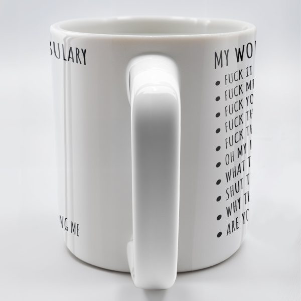 My Work Vocabulary Playfully Censored Coffee Mug - Personalized Custom Coffee Mug - COL029_MG My Work Vocabulary Playfully Censored Coffee Mug - Personalized Custom Coffee Mug - COL029_MG