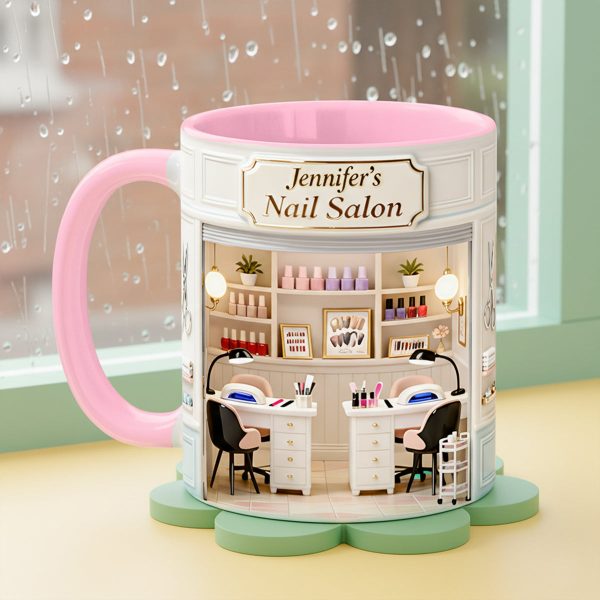 Nail Salon Coffee Accent Mug - Personalized Gifts Her 01nata240126 Nail Salon Coffee Accent Mug - Personalized Gifts Her 01nata240126