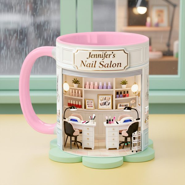 Nail Salon Coffee Accent Mug - Personalized Gifts Her 01nata240126 Nail Salon Coffee Accent Mug - Personalized Gifts Her 01nata240126
