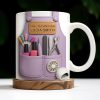 Nail Technician Essentials, Nail Polish And Tools - Personalized Custom Coffee Mug - FAM339_MG Nail Technician Essentials, Nail Polish And Tools - Personalized Custom Coffee Mug - FAM339_MG