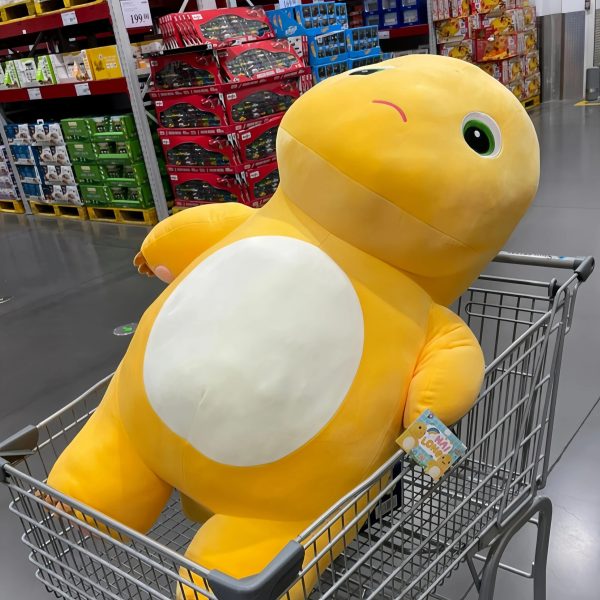 Nailong Yellow Dinosaur Plush Pillow Nailong Yellow Dinosaur Plush Pillow