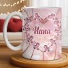 Nana, Heart Stained Glass - Personalized Custom Coffee Mug - GRM112_MG