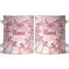 Nana, Heart Stained Glass - Personalized Custom Coffee Mug - GRM112_MG