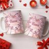 Nana, Heart Stained Glass - Personalized Custom Coffee Mug - GRM112_MG