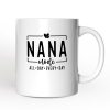 Nana Mode Personalized Mug, All Day Every Day Grandma Gift With Custom Name Nana Mode Personalized Mug, All Day Every Day Grandma Gift With Custom Name