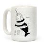 Narwhal Diagram Coffee Mug